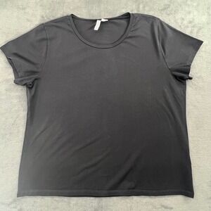 H&M Divided Black Basic Tee T-Shirt Womens XXL Short Sleeve Casual Top